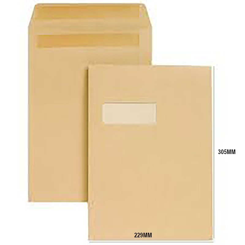 C4 Recycled kraft Pocket Envelopes china manufacturer