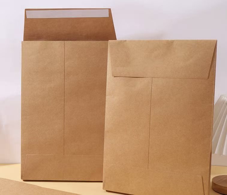 KRAFT GUSSET RECYCLED ENVELOPES