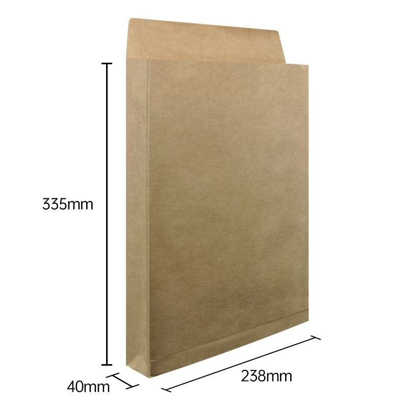Manila envelope with gusset