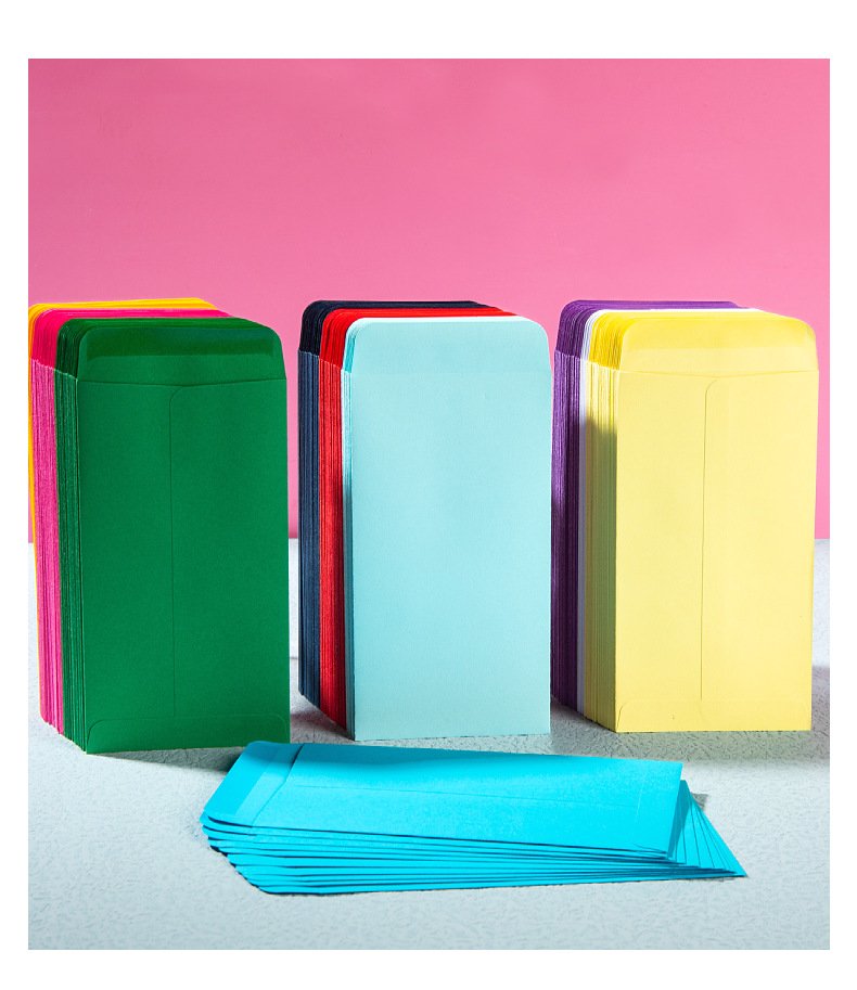 2.25×3.5 Inch Colorful Small Coin Envelopes